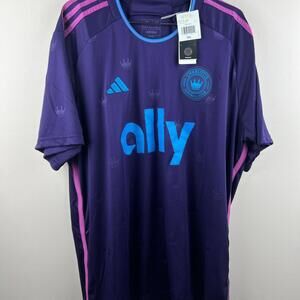 2022-23 Adidas‎ Men’s Charlotte FC Away Crown Jewel Soccer Jersey 2XL MLS US